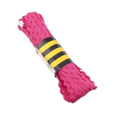 Imagem de Fita De Poliéster Zig Zag De 5mm 15 Jardas DIY Artesanal Para Decoraçã