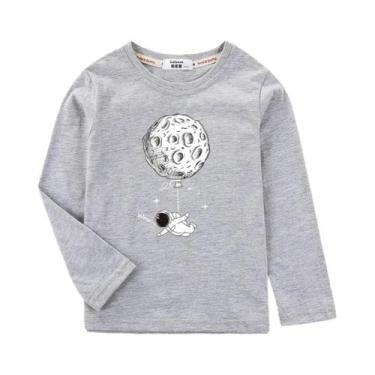 Imagem de Camiseta De Astronauta Para Meninos, Manga Comprida, Primavera, Outono