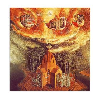 Imagem de Muro888 Remedios Varo Pinturas Microcosmo Remedios Varo Pôster de Parede Surrealismo Arte em Tela para Sala de Estar Escritório Decoração de Parede Presente Pronto para Pendurar 40x40cm (40.6x40.6 cm