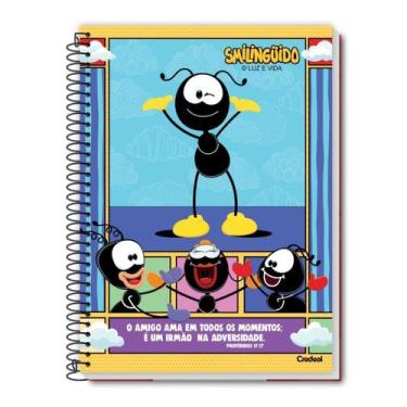 Imagem de Caderno Smilingido Espiral Capa Dura 1 Matéria 80F Escolar - Credeal