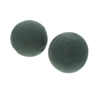 Imagem de DOITOOL 2 peças de blocos redondos de espuma floral para arranjos de casamento, espuma seca e úmida para buquês de flores frescas e artificiais e decorações de festa