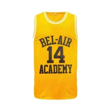 Imagem de Camisa De Basquete Masculina Bel-Air Academy Smith Bordado Cultura Hip
