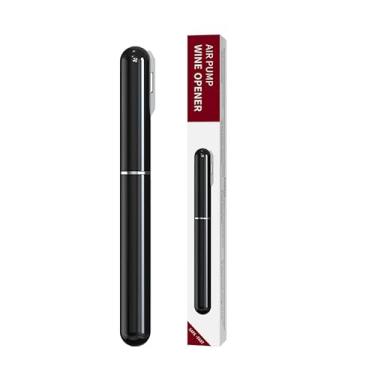 Imagem de Abridor de garrafas com bomba de pressão de ar de vinho com faca de folha de garrafa de vinho cortada, abridor de garrafas de saca-rolhas eficiente, ferramenta fácil de parafusar, ótimo para amantes