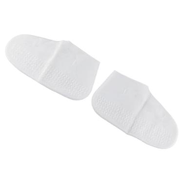 Imagem de aqxreight Capas para Sapatos de Silicone Branco para Adultos - Galochas de Chuva Com Sola Antiderrapante para Clima úmido - e Protetor Leve para Calçados (Branco G: 56-58 cm / 22-22,8 pol.)