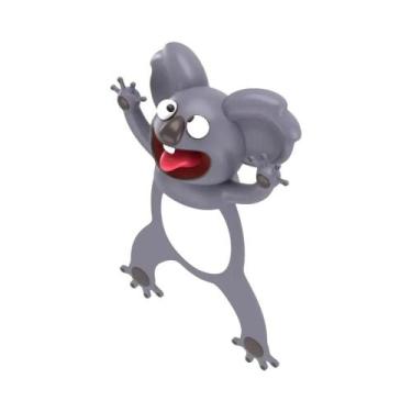 Imagem de Marcadores De Livro Em PVC 3D De Animais Fofos, Marcadores Divertidos 