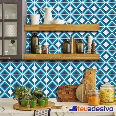 Imagem de Papel De Parede Auto Adesivo Ladrilho Lavável 3 Metros - Teu Adesivo, 