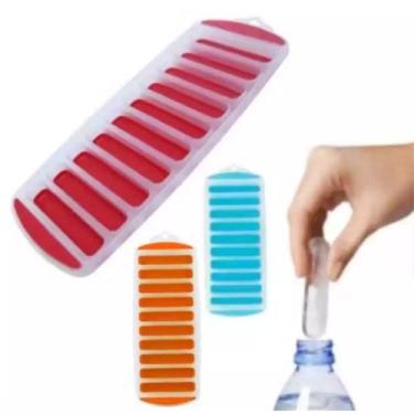 Imagem de Forma de Gelo 10 Cavidades de Silicone Palito Flexível Gelos Para Garr