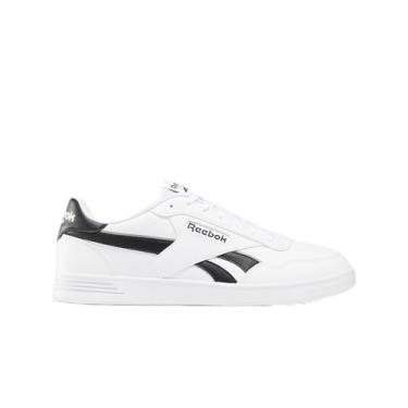 Imagem de Reebok Tênis vegano unissex Court Advance, Ftw Wht Core Blk P Cinza 3, 38 BR