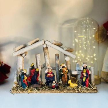 Imagem de Presepio De Natal Poliresina 25 X 17cm