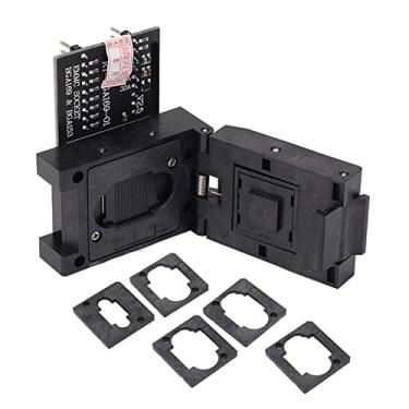 Imagem de plplaaoo Adaptador EMMC PEI PES Ferramenta de programação de download serial de alta velocidade para reparo de telefone celular de áudio de navegação com compatibilidade durável RT809H 5 quadros