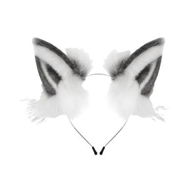 Imagem de Tiara De Orelhas De Raposa/Lobo Em Pelúcia Sintética Feita À Mão, Aces