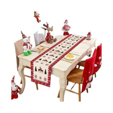 Imagem de Caminho De Mesa De Natal Para Decoração De Casa, Festa De Natal 2024, 