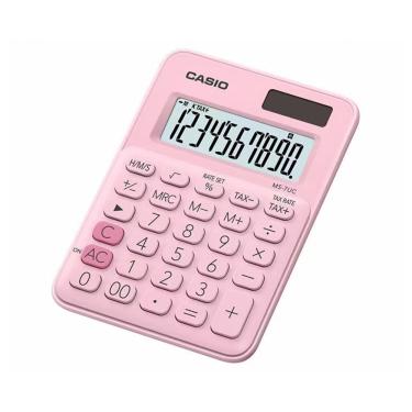 Imagem de Calculadora De Mesa 10 Dígitos Com Cálculo De Horas Ms-7uc-pk-n-dc Rosa