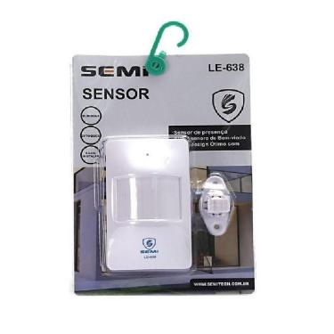 Imagem de Sensor de Presença Anunciador Sonoro Ajustável Campainha