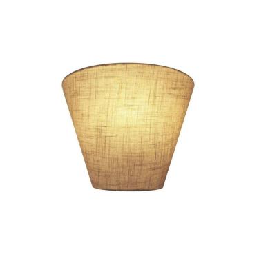 Imagem de Arandela Retro Cone Md-2001 Cúpula Em Tecido 25-26x13cm Rustico Bege - Bivolt