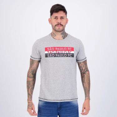 Imagem de Camisa São Paulo Degree Cinza - Braziline, GG
