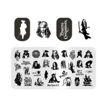 Imagem de Placas De Estampagem De Unhas Disney Natal Mickey Inverno Neve MouTeen