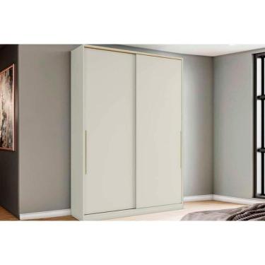 Imagem de Modulado De Quarto Guarda Roupa C- 2 Portas De Correr Mc10 Seletto Areia