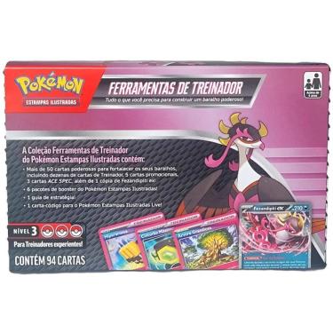 Imagem de Pokemon BOX Ferramentas Treinador Fezandipiti EX 94 Cartas Copag