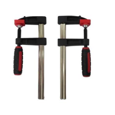 Imagem de Kit 2 Grampos P/ Carpinteiro Tipo Sargento 150x50x210mm Onetools