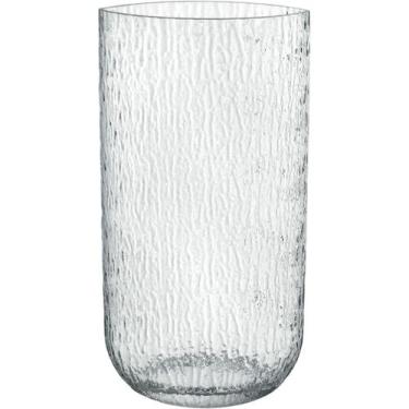 Imagem de VASO DECORATIVO ENFEITE CASA HOME&CO VIDRO 40x20x15cm TRANSPARENTE