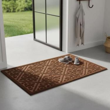 Imagem de Tapete Porta Capacho PVC Antiderrapante BemVindo 57x37cm - Love4Home, 