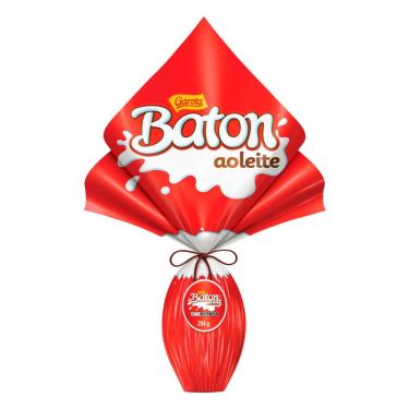 Imagem de Ovo de Pascoa Baton Chocolate ao Leite 204g