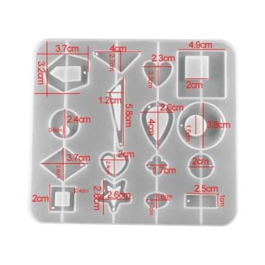 Imagem de Molde De Silicone Em Forma De Coração, Folha E Lua Para Resina Epóxi, 