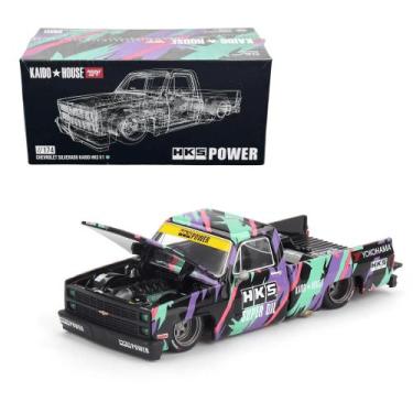 Imagem de Miniatura Chevrolet Silverado Kaido V1 - HKS - Kaido House - Mini GT -