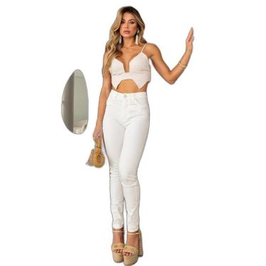 Imagem de CALÇA SARJA SKINNY HOT FEMININA CINTURA ALTA BÁSICA-Feminino