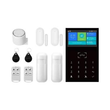 Imagem de Sistema De Alarme Antifurto Wifi GSM De 4,3 Polegadas Para Casa Com Co