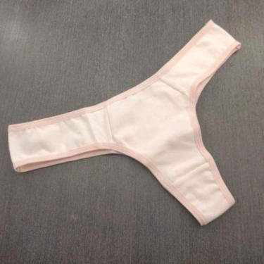 Imagem de Tanga Fio Cotton Lisa Cor:MarfimTamanho:M - Ternura Íntima, Marfim, M
