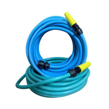 Imagem de Mangueira De Jardim 10m Irrigação Silicone Flexível Duo Color Reforçad