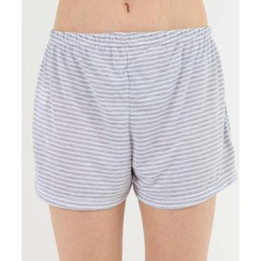 Imagem de Pijama Feminino Nadador Estampado Marisa Cinza-88019, Cinza, P