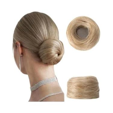 Imagem de Extensão De Cabelo Rabo De Cavalo Ondulado Sintético Elegante Com Elás