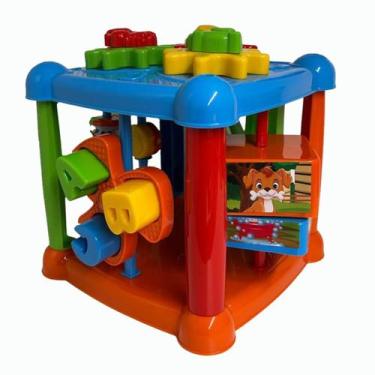 Imagem de Brinquedo Educativo Bloco Baby Caixa Auxilia Na Coordenação - Brinqued
