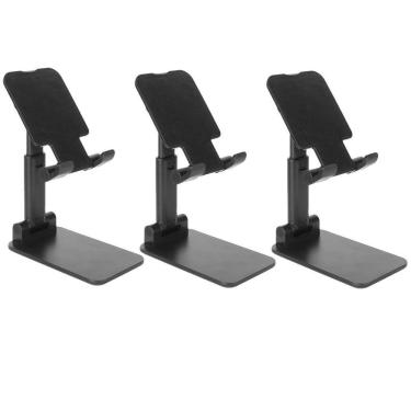 Imagem de Kit 3 Suporte De Mesa Universal Celular Articulado Portátil