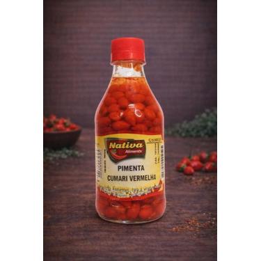 Imagem de Pimenta Cumari Vermelha em Conserva 90g - Nativa