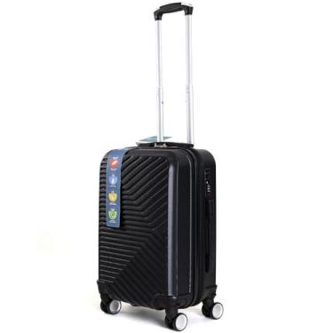 Imagem de Mala De Embarque 23kg Viagem 360 Abs Premium - Viali Magazine, Preto