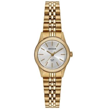 Imagem de Relógio Seculus 44193LPSVDA1 Feminino 25mm Aço Inox com Bolsa-Feminino