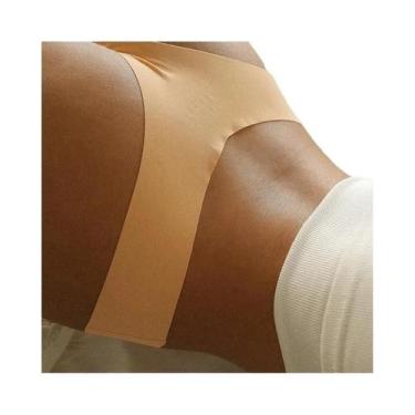 Imagem de Calcinha Tanga Feminina plus Size De Seda Gelada Sem Costura, Sexy, Es