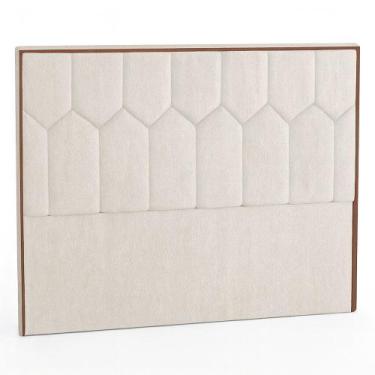 Imagem de Cabeceira Casal king Cama Box 195 cm Aura Linho Cru - Nexta Casa