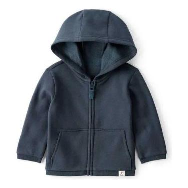 Imagem de Casaco Jaqueta Ziper Bebe Cores Carters Flanelada - - Carter'S, Cinza,