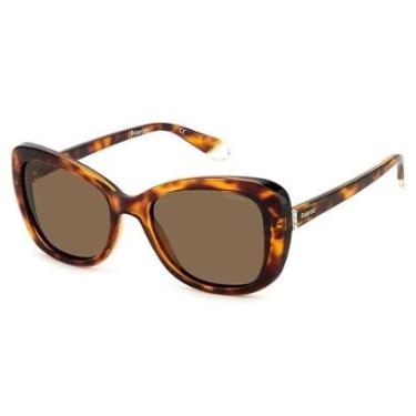 Imagem de Óculos de Sol Polaroid Pld 4132 /S/X 086 - Marrom 53-Feminino