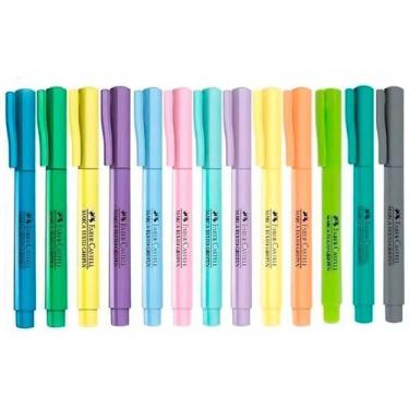 Imagem de Marca Texto Grifpen Faber-Castell 13 Cores MULTICOLOR, MULTICOLOR