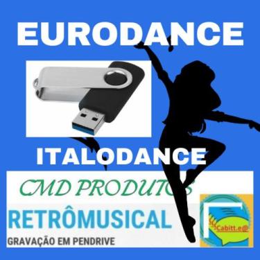 Imagem de Pen drive 8gb com Músicas Playlist Euro Dance e Italo Dance mp3 - CMD 