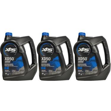 Imagem de Óleo Motor de Popa 2 Tempos XD50 Galão 3,78 Litros Kit Com 3 - BRP