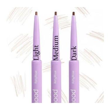 Imagem de Lápis de sobrancelha 2 em 1 Mood by Ruby Rose Cor:Dark - RUBYROSE