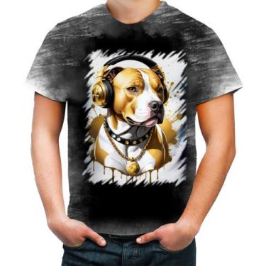 Imagem de Camiseta Desgaste Pitbull com Headphones 6 - Kasubeck Store®, INF 08