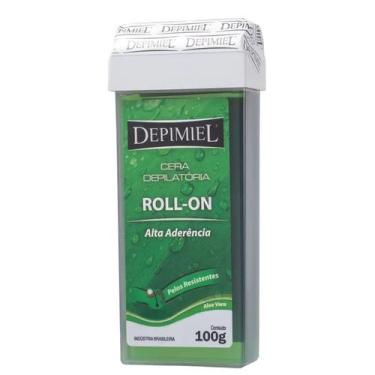 Imagem de Depimiel cera depilatoria roll-on verde 100g